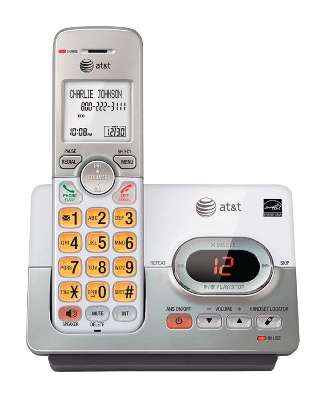 El52103 Digital Cordless Telephone With Built-in Answering Machine And Caller Id