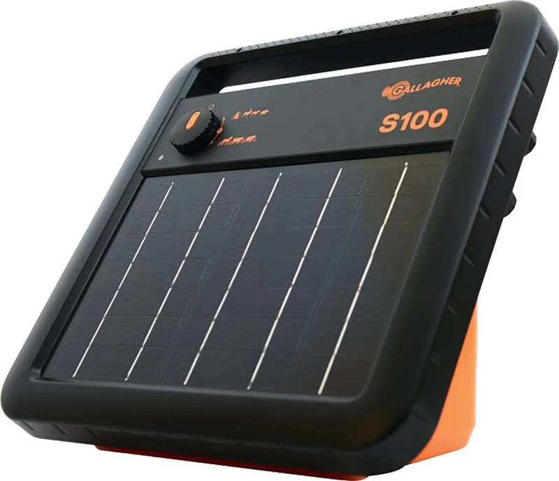 Solar Fence Charger G346404, 1.0 Joule, Powers 100 Acres