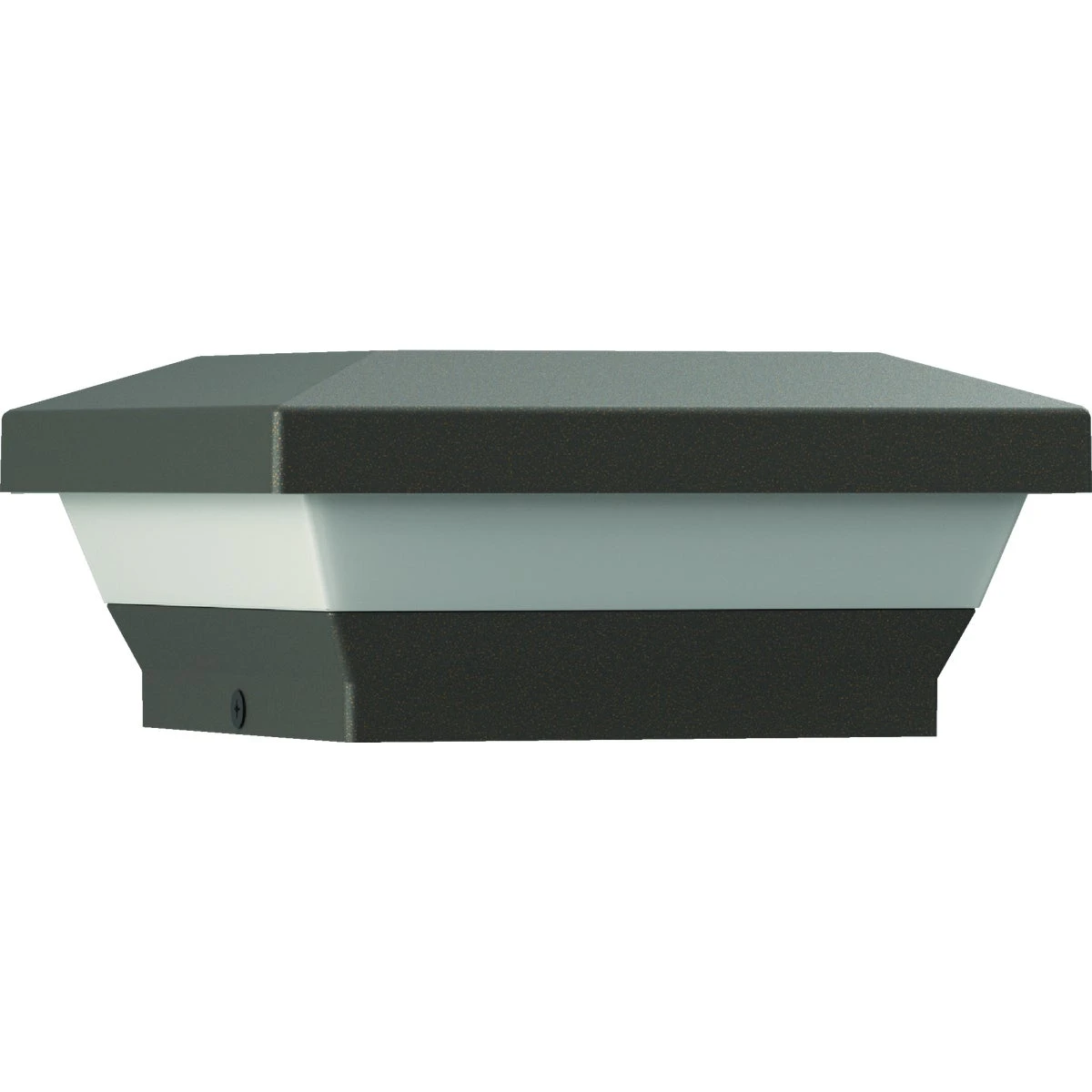 NEBO Black Solar Powered 2.22 W LED Post Light 2 pk