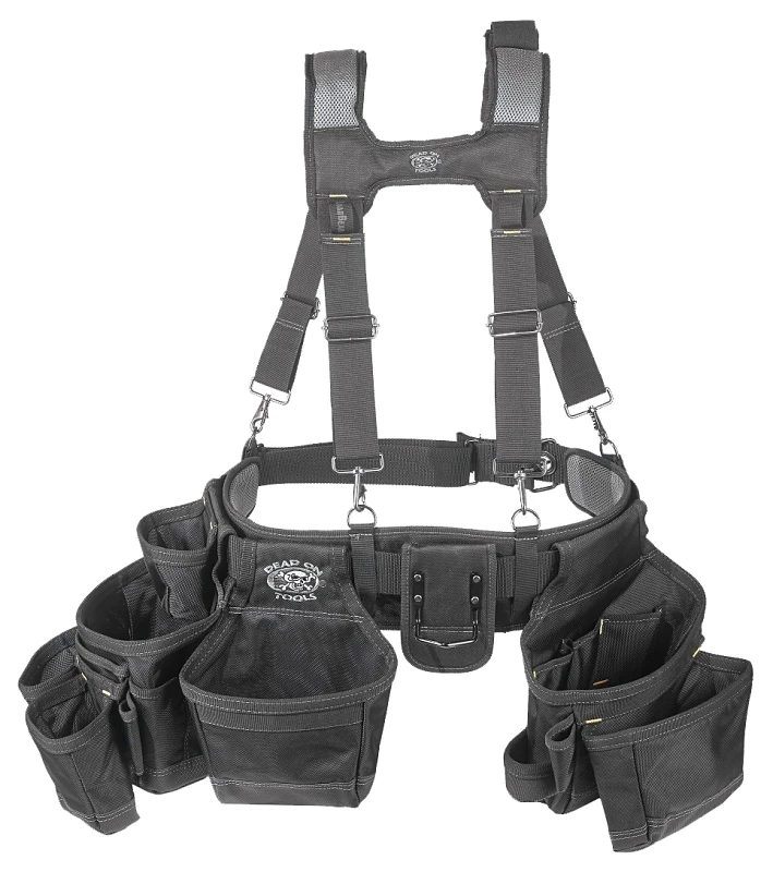 Tools Professional Framer's Suspension Rig With 40 Pockets And Adjustable Height