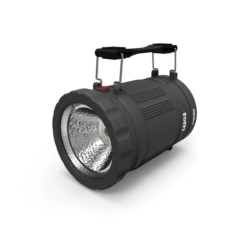 Poppy Chip on Board Lantern in Dark Gray Finish