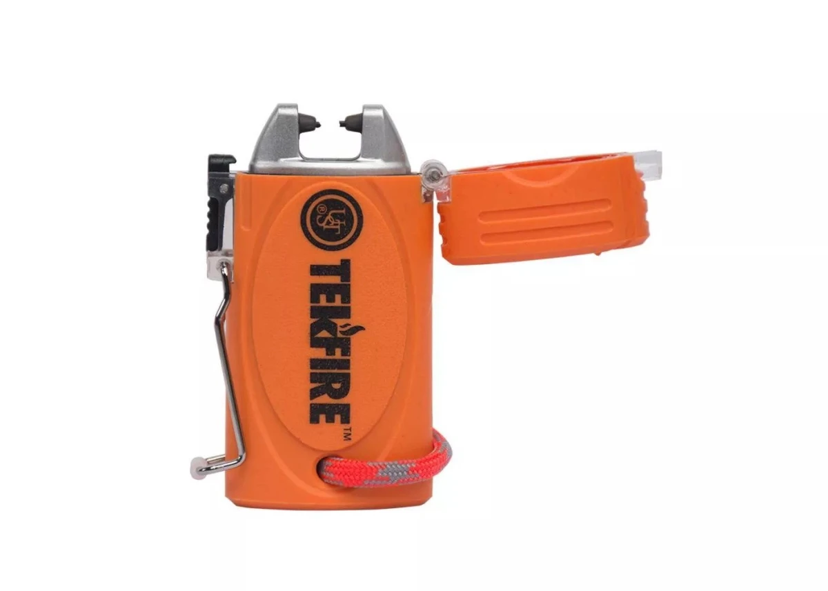 Tekfire Pro Fuel-Free Lighter, Rechargeable, Orange