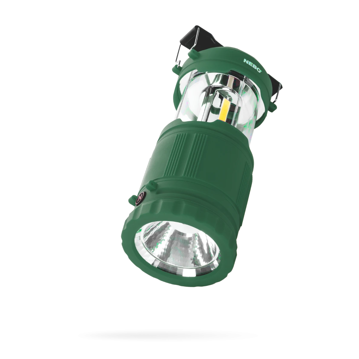 Poppy Chip On Board Lantern in Green Color