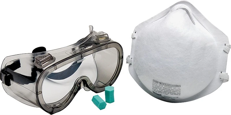 3-piece Personal Protection Kit: N95 Respirator, Goggles & Ear Plugs