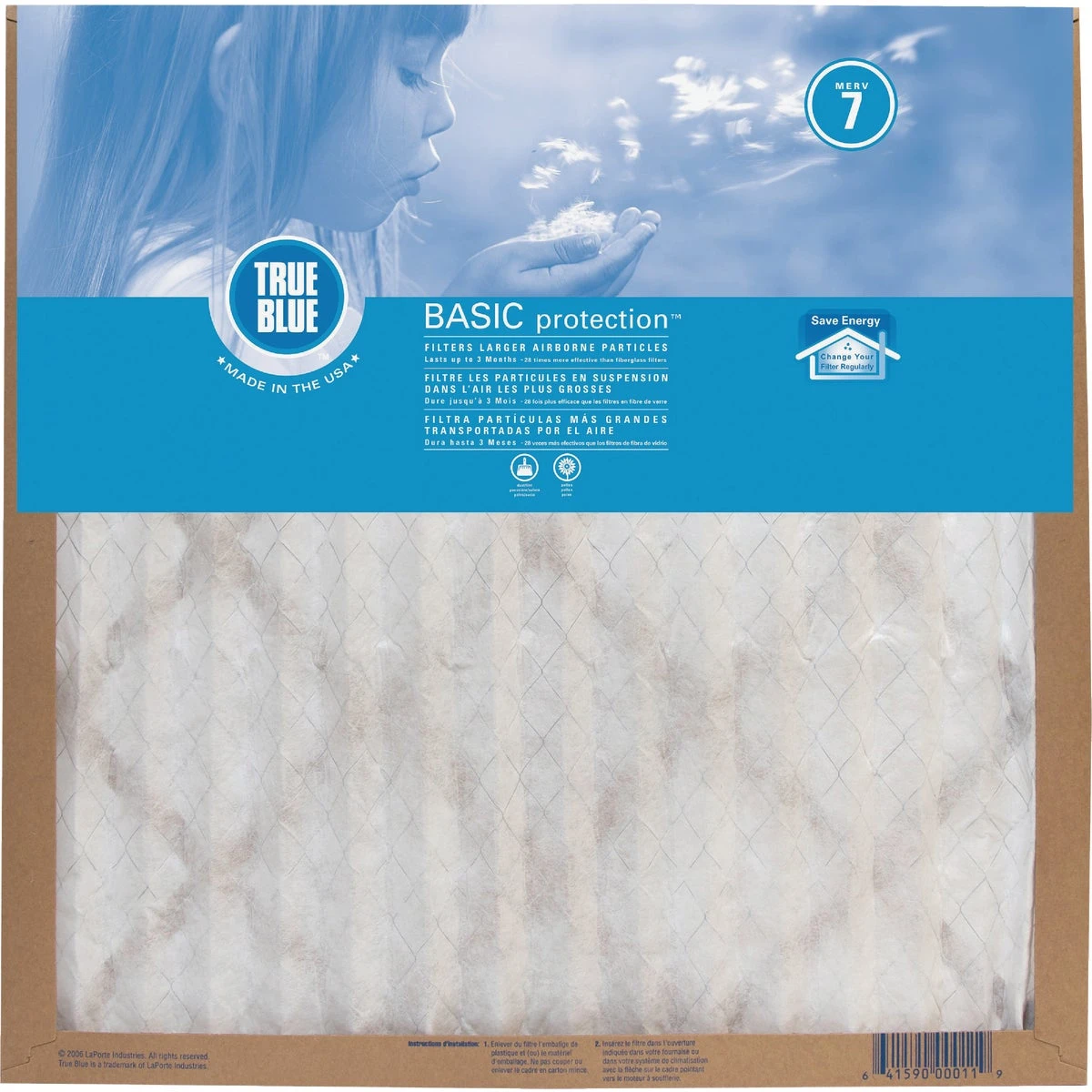 16 In. X 20 In. X 1 In. Merv 7 Pleated Air Filter