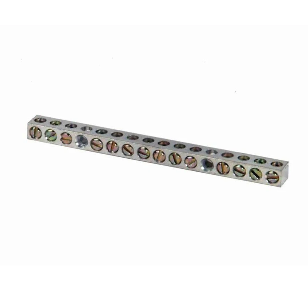 Ground Bar Kit, 10 Positions, #4-14 Awg Cu/al, Model Ecgb10