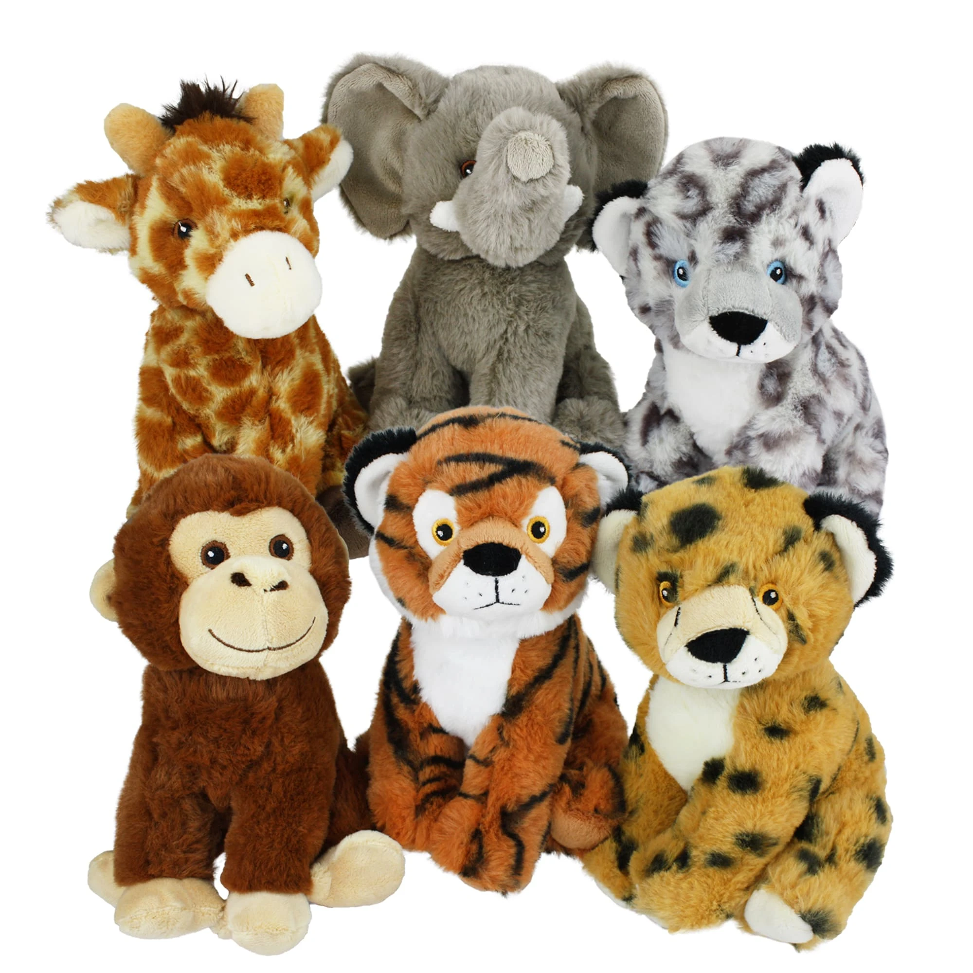 Plush Water-Bottle Squeakie Dog Toy, 9 In. Assorted Animals