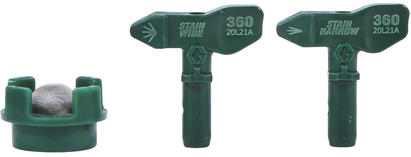 TrueCoat 360 Green Stain Spray Tip Kit for Precision Application