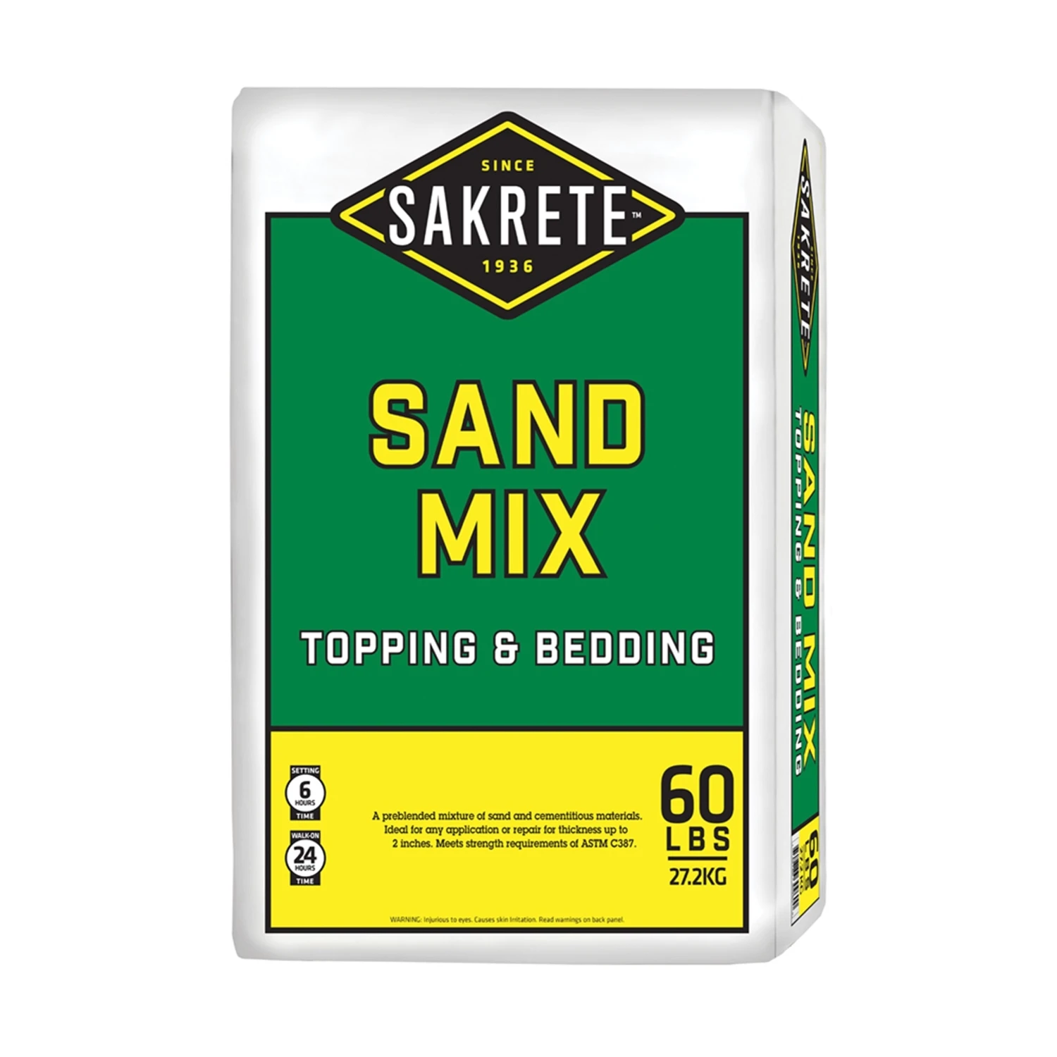 Gray Sand/topping Mix 60 Lb - High Strength Multi-purpose Concrete Repair