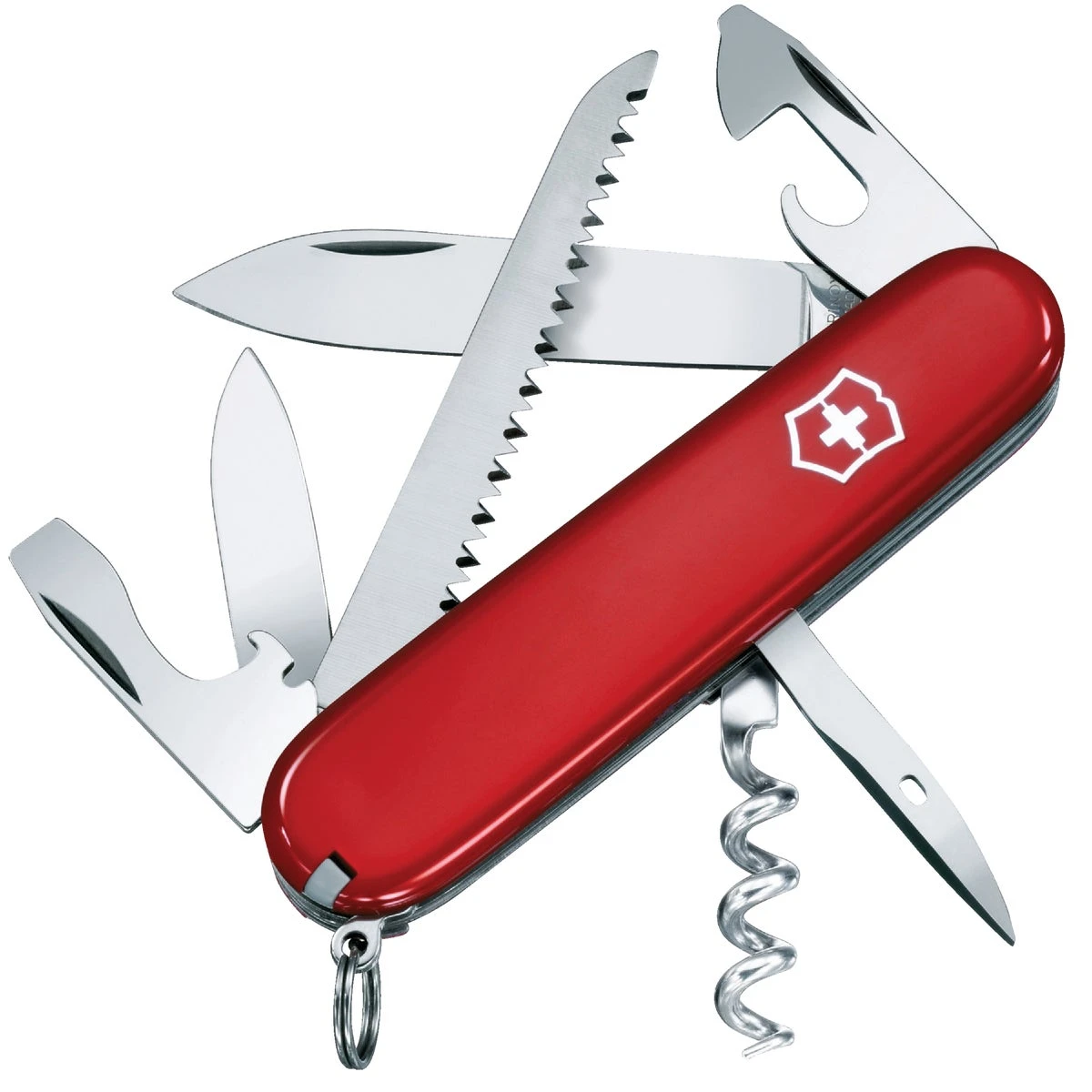 Victorinox Camper 13-function 3.5 In. Red Swiss Army Folding Knife
