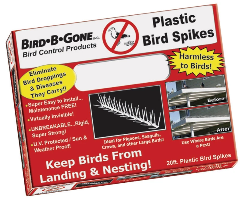 Bird-B-Gone Bird Repelling Spikes For Assorted Species 1 pk