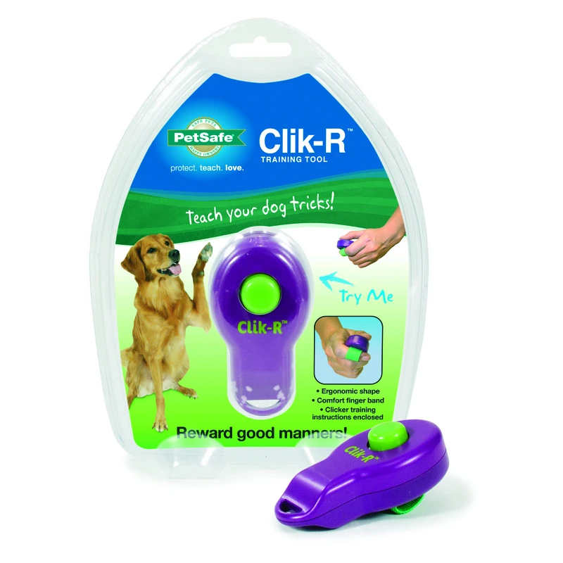 Clik-r Purple Plastic Dog Training Clicker Small