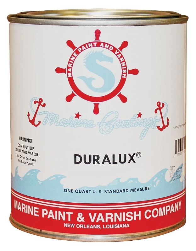 Gloss Marine Enamel, White, 1 Quart - Alkyd Resin For Marine Use