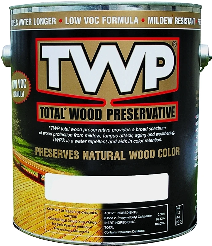 1500 Series Clear Exterior Wood Stain, 1-gallon Low Voc Preservative