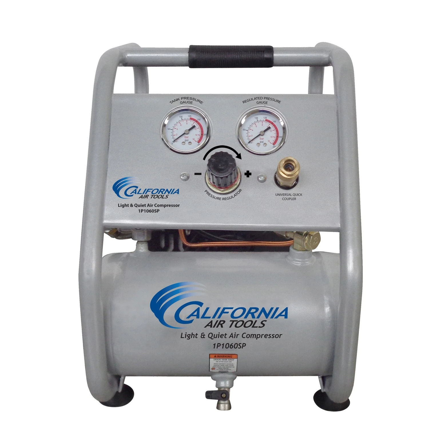 Ultra Quiet 1 Gallon Portable Air Compressor 120 Psi 0.6 Hp