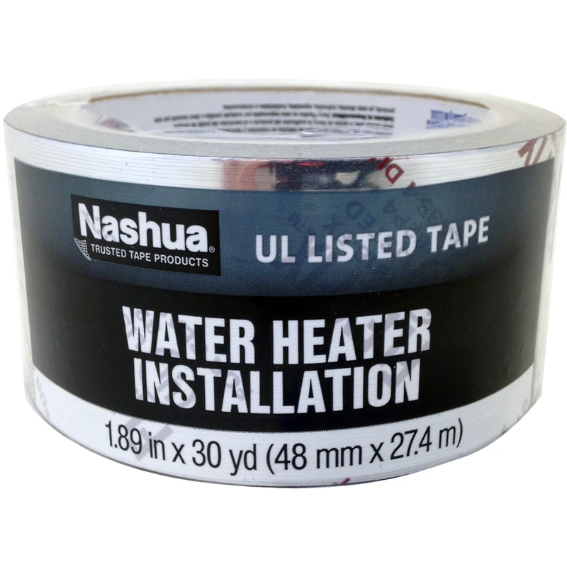 Water Heater Installation Duct Tape, 1.89 In. X 30 Yd. For Insulation