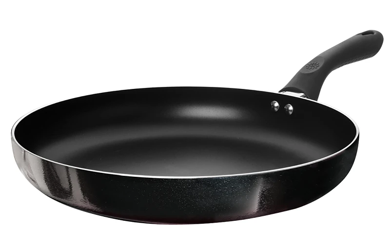 11 Inch Black Aluminum Non-stick Fry Pan With Stay-cool Handle