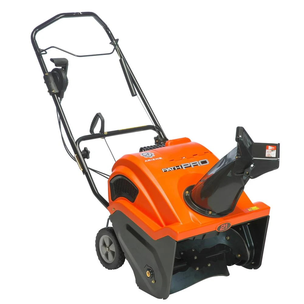 Path Pro 21 Inch Single-Stage Snow Thrower with 208 Cubic Centimeter AX Engine, Electric Start, and Remote Chute Control