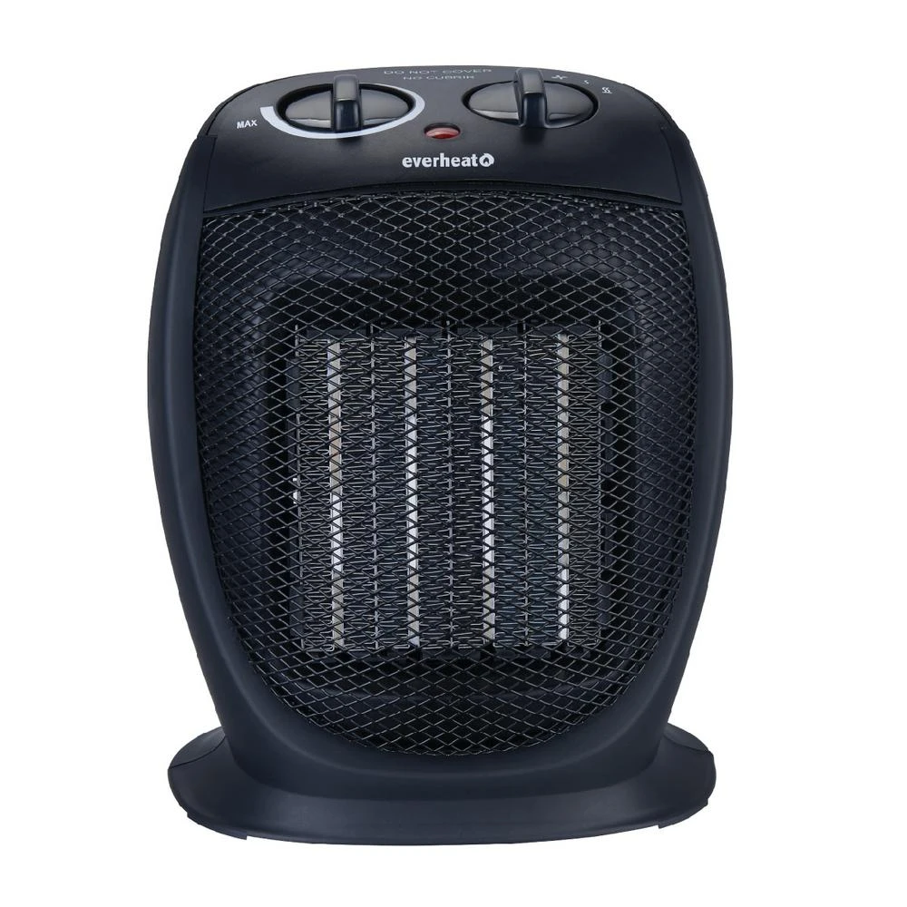 1500-watt Compact Ceramic Electric Space Heater With Adjustable Thermostat