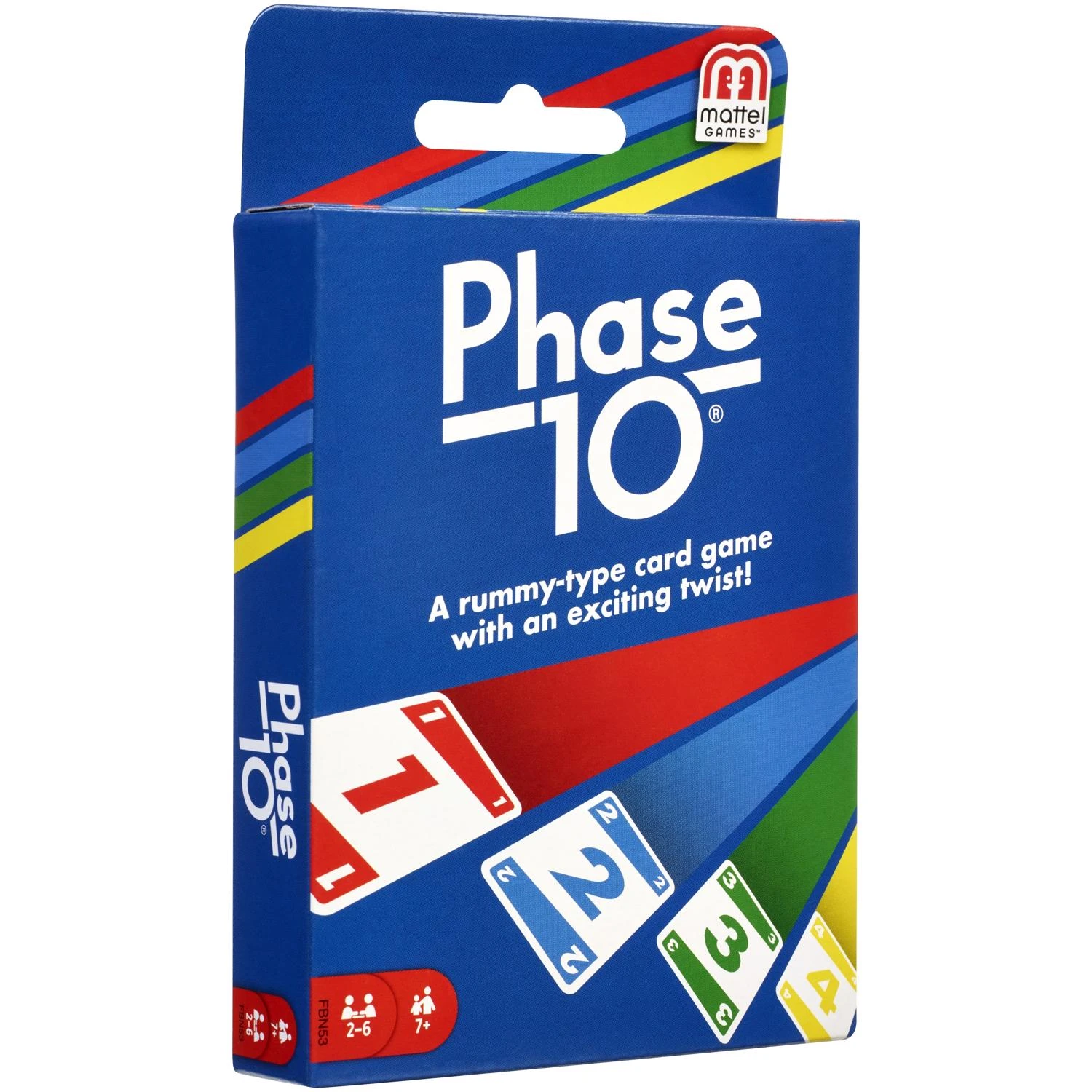 Phase 10 Card Game Multicolored 108 Cards W4729