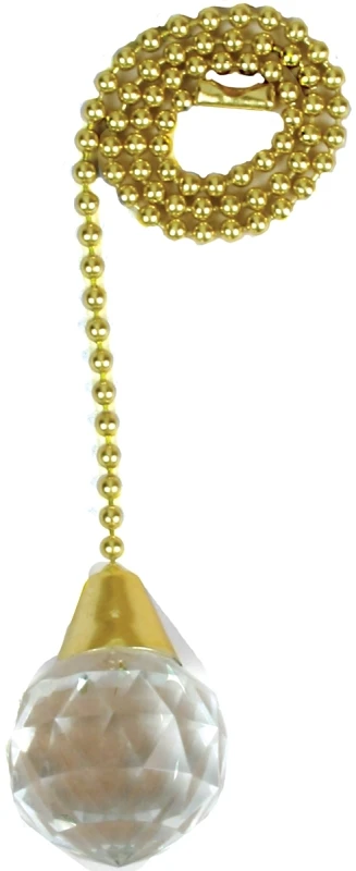 12-inch Decorative Pull Chain With Acrylic Sphere For Lamps And Fans