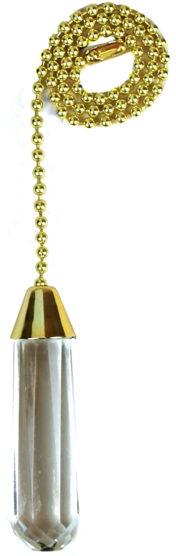 12-inch Acrylic Cylinder Pull Chain For Ceiling Fans And Lamps