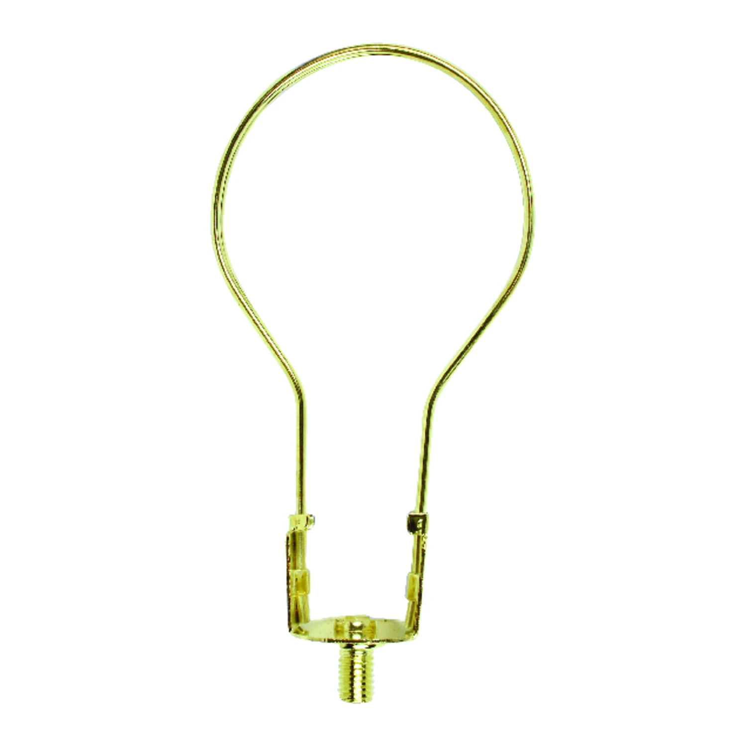 Clip-On Lamp Shade Adapter with Brass Finish for Easy Installation