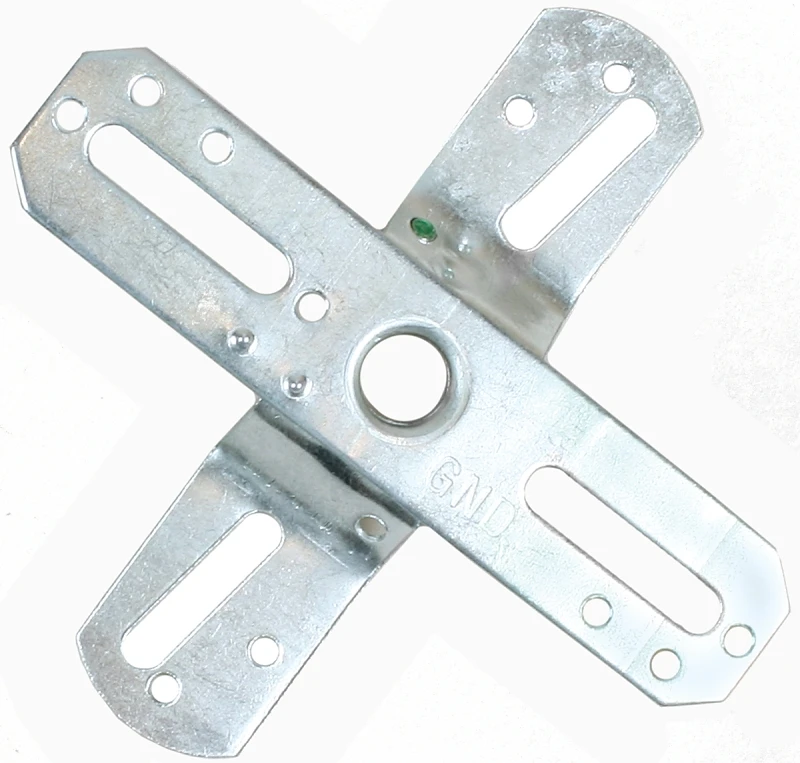 4-inch Offset Swivel Crossbar For Wall Fixtures, Zinc Plated, Model 60205