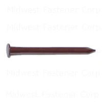 1-1/4" Brown Aluminum Trim Flat Head Nails (355 pcs.)