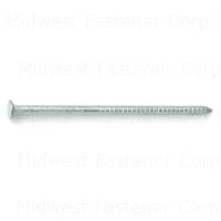 8d 2-1/2" Hot Dip Galvanized Wood Siding Checkered Flat Head Nails (235 pcs.)