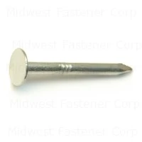 5d 1-1/4" Zinc Plated Steel Roofing Flat Head Nails (275 pcs.)
