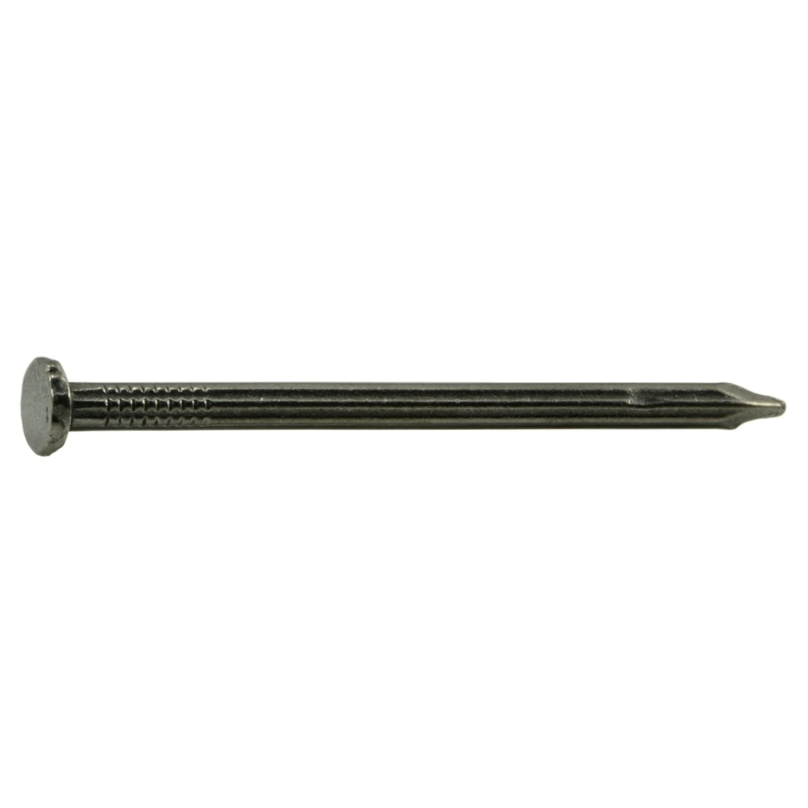8d 2-1/2" Steel Hard Fluted Flat Head Nails (125 pcs.)