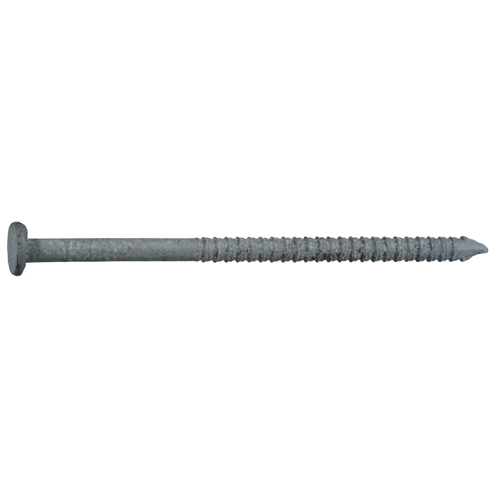 8d 2-1/2" Hot Dip Galvanized Ring Deck Checkered Flat Head Nails (150 pcs.)