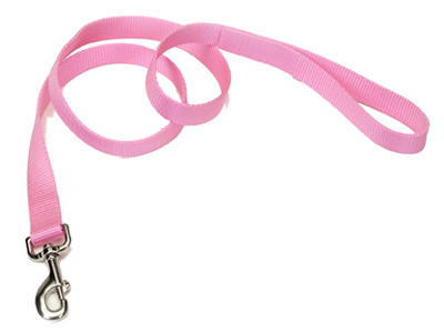 Pink Nylon Dog Leash, 1-inch X 6-feet, Model 00906 B Pkp06