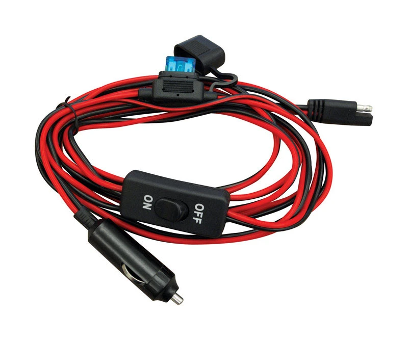 Lead Wire Adapter With Switch, 12 Volt, 10 Ft Wire Harness, Model 7771786