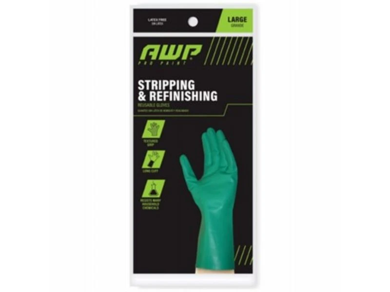 Heavy Duty Nitrile Painting and Stripping Gloves Size Large