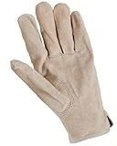 Men's Large Suede Leather Work Gloves - Model 9113-26 For Durable Protection