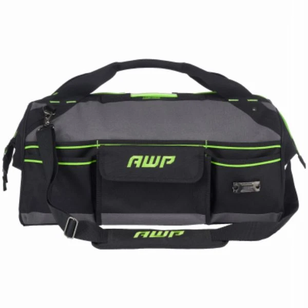 AWP 22-Inch TrapJaw Heavy Duty Tool Bag with Multiple Pockets and Reinforced Base