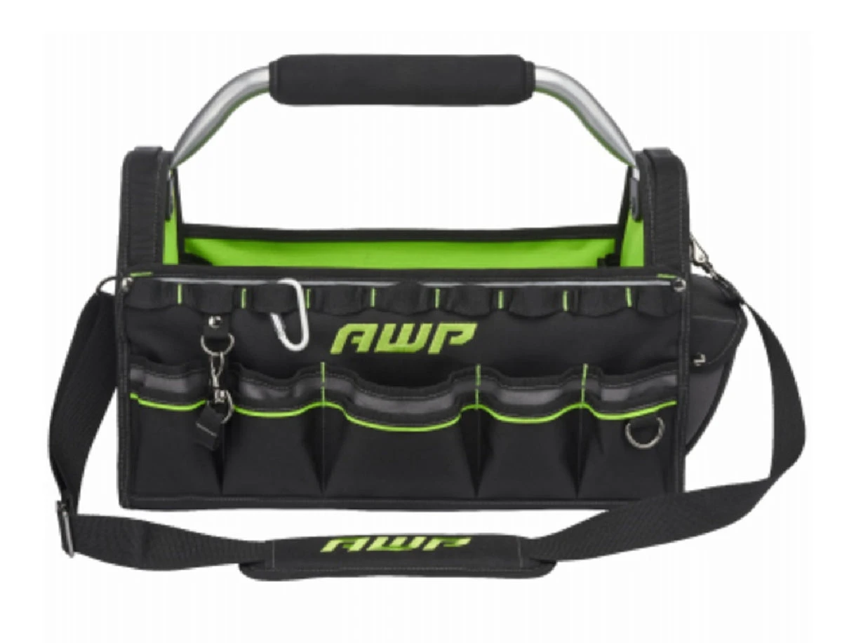 18 Inch Professional Tool Tote Bag with Multiple Pockets and Durable Construction