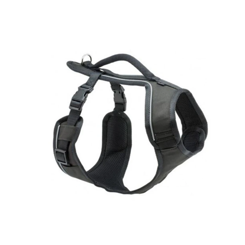 Large Dog Sport Harness, Black, For Dogs With Girth 28-42 Inches
