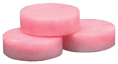 Urinal Block, Blue Dye Indicator, Cherry Scent, 3 oz.