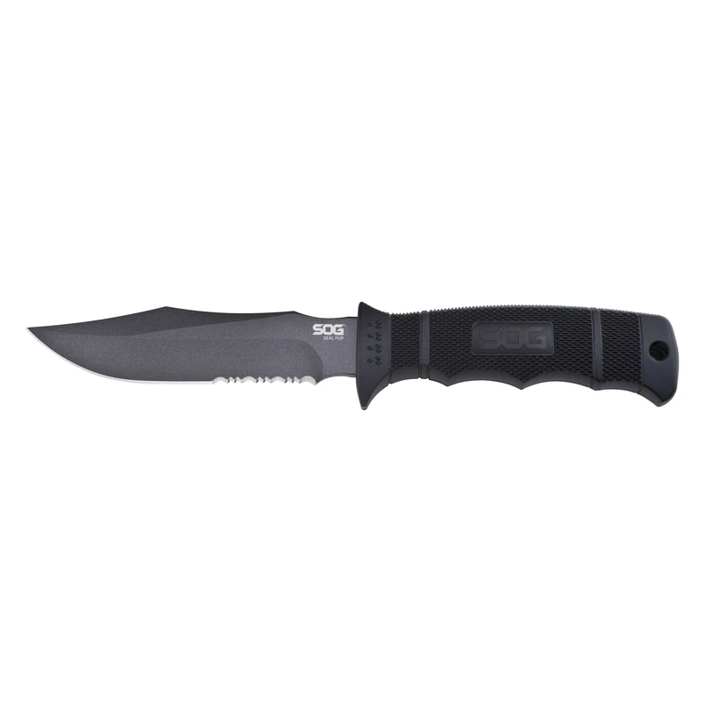Seal Pup Elite Fixed Blade Knife, 4.75-inch Aus-6 Stainless Steel With Nylon Sheath
