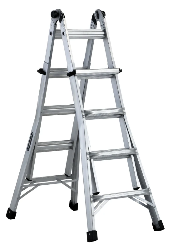 Multi-Purpose Aluminum Ladder, Type IA, 300 Pound Duty Rating, 17 Feet