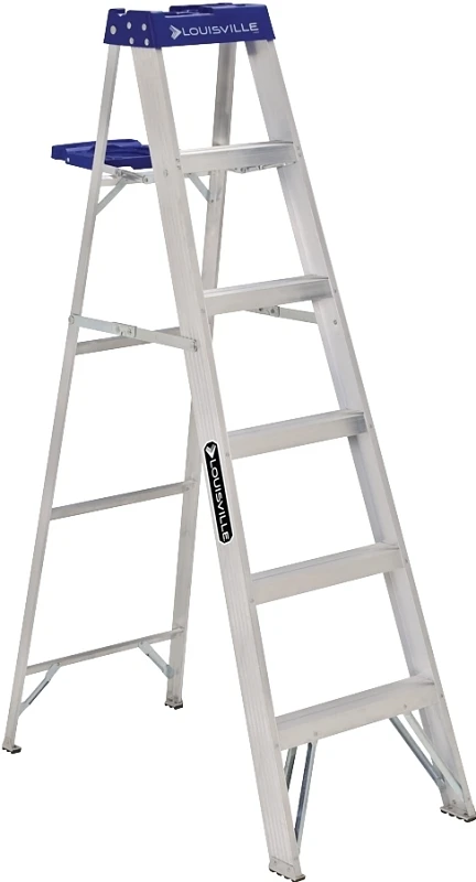 4-foot Aluminum Step Ladder, Type I, 250-pound Duty Rating, Model As2104