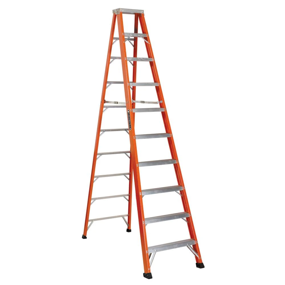 10-ft. Heavy Duty Fiberglass Step Ladder, Type Iaa, 375-lb. Duty Rating, Model Fs1310hd