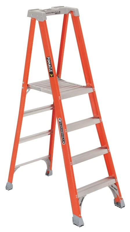 4 Ft. Fiberglass Pinnacle Platform Ladder, Type 1a, 300 Lb Capacity