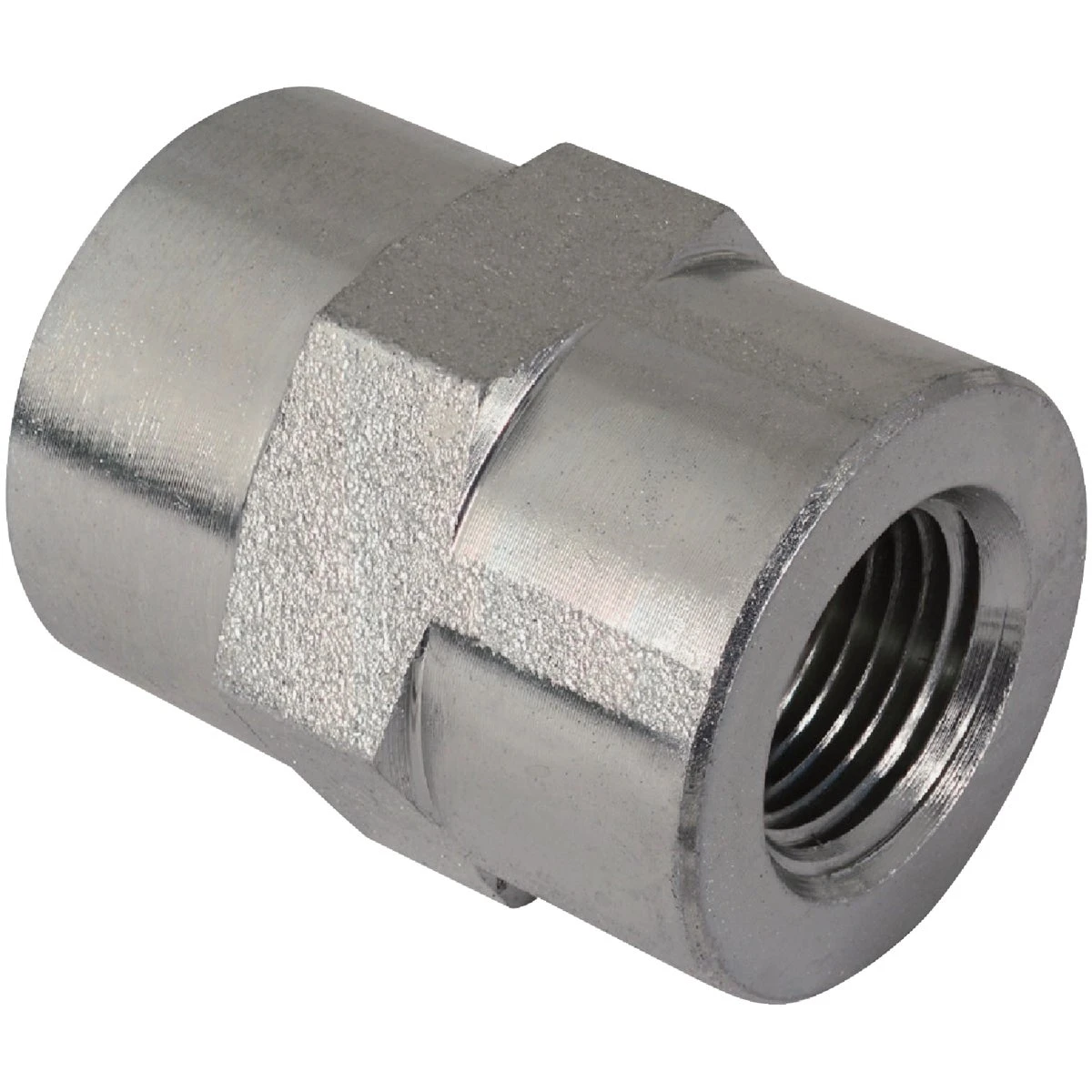 Hydraulic Adapter, 1/2 Inch Female Pipe by 1/2 Inch Female Pipe Connection