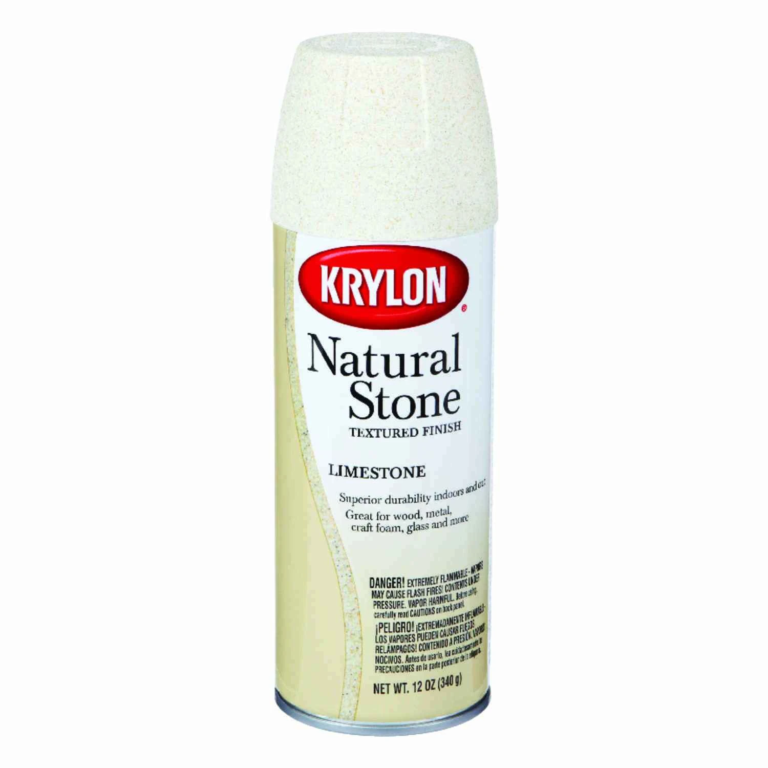 Textured Limestone Spray Paint 12 Oz - Indoor/outdoor Use, Uv Resistant