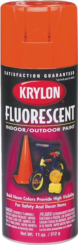 11 Oz. Cerise Pink Fluorescent Spray Paint For Maximum Visibility
