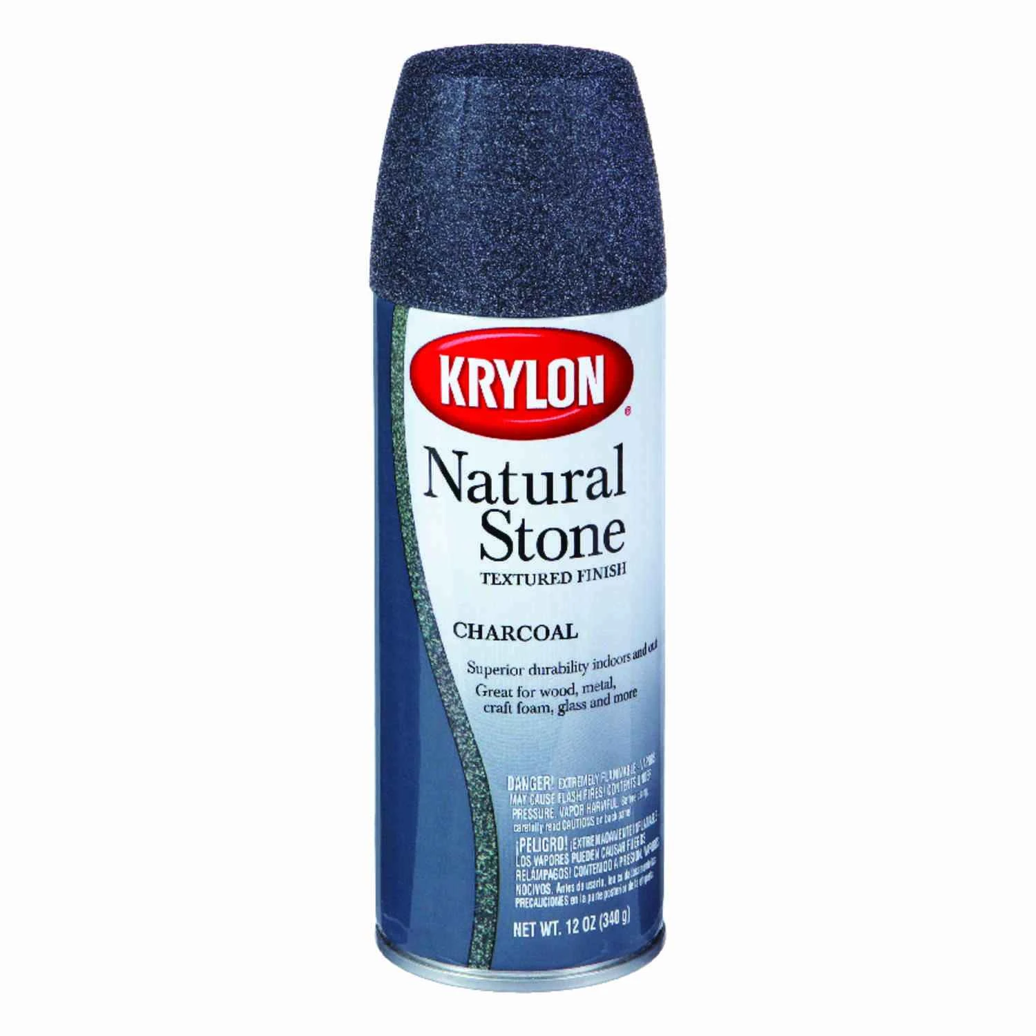 Textured Charcoal Spray Paint 12 Oz - Uv Resistant, Fast Drying, Indoor/outdoor Use